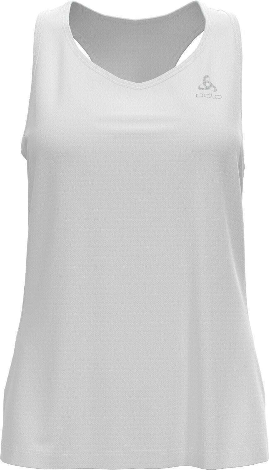 Camisetas sin mangas para correr Odlo Essential Base Layer Singlet Blanco L Camisetas sin mangas para correr