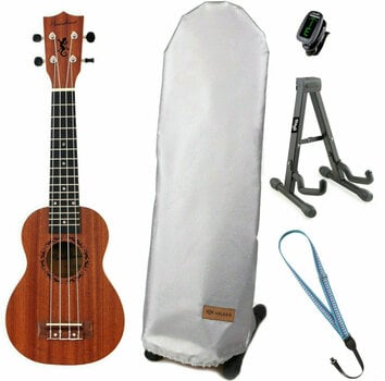 Soprano ukulele Pasadena SU021BG SET Soprano ukulele Natural - 1