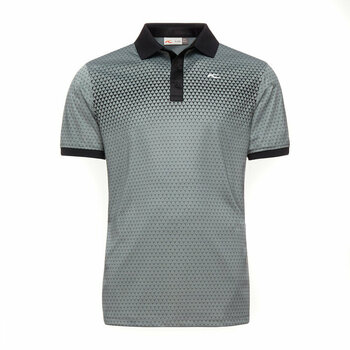 Polo košeľa Kjus Men Spot Printed Polo S/S Black Steel Grey 52 - 1