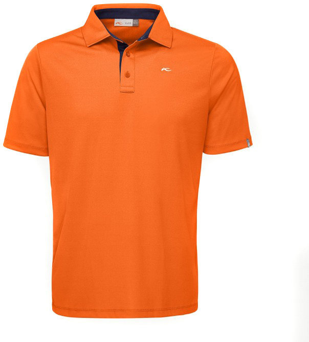 Polo Shirt Kjus Men Silas Polo S/S K.Orange Atl.Blue 50