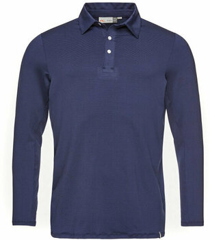 Polo majice Kjus Men Soren Polo Solid L/S Atlanta Blue 52 - 1