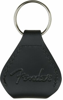 Music pendant Fender Leather Pick Holder Key Chain - 1