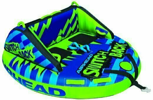 Aufblasbare Ringe / Bananen / Boote Airhead Towable Switch Back 4 Persons green/blue - 1