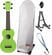 Mahalo MR1 Green SET Soprano ukulele Zelena