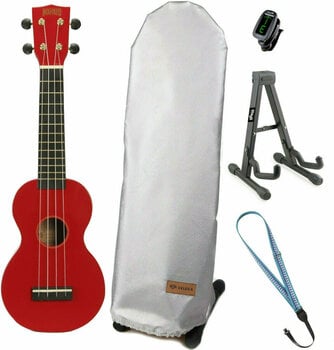 Szoprán ukulele Mahalo MR1-RD SET Szoprán ukulele Piros - 1