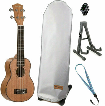 Soprano ukulele Cascha HH 2024 Premium SET Soprano ukulele Natural - 1