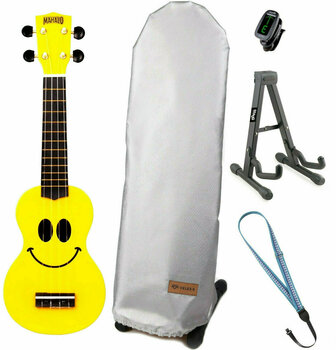 Soprano ukulele Mahalo U-SMILE SET Soprano ukulele Yellow - 1