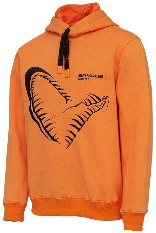 Majica s kapuljačom Savage Gear Majica s kapuljačom Mega Jaw Hoodie Sun Orange S