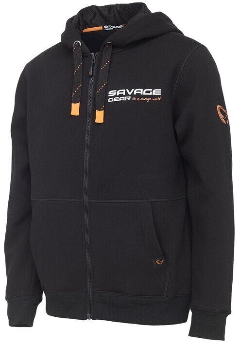 Sweatshirt Savage Gear Sweatshirt Urban Zip Hoodie Black Ink 2XL