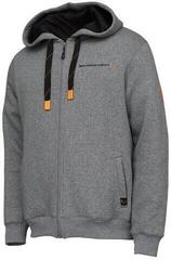Mikina Savage Gear Classic Zip Hoodie Grey Melange