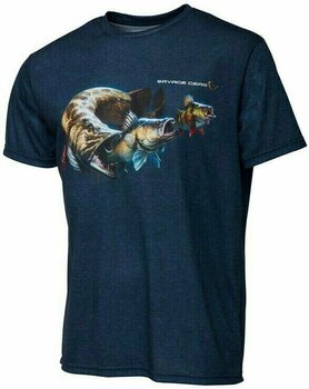 Μπλούζα Savage Gear Μπλούζα Cannibal Tee Blue L - 1