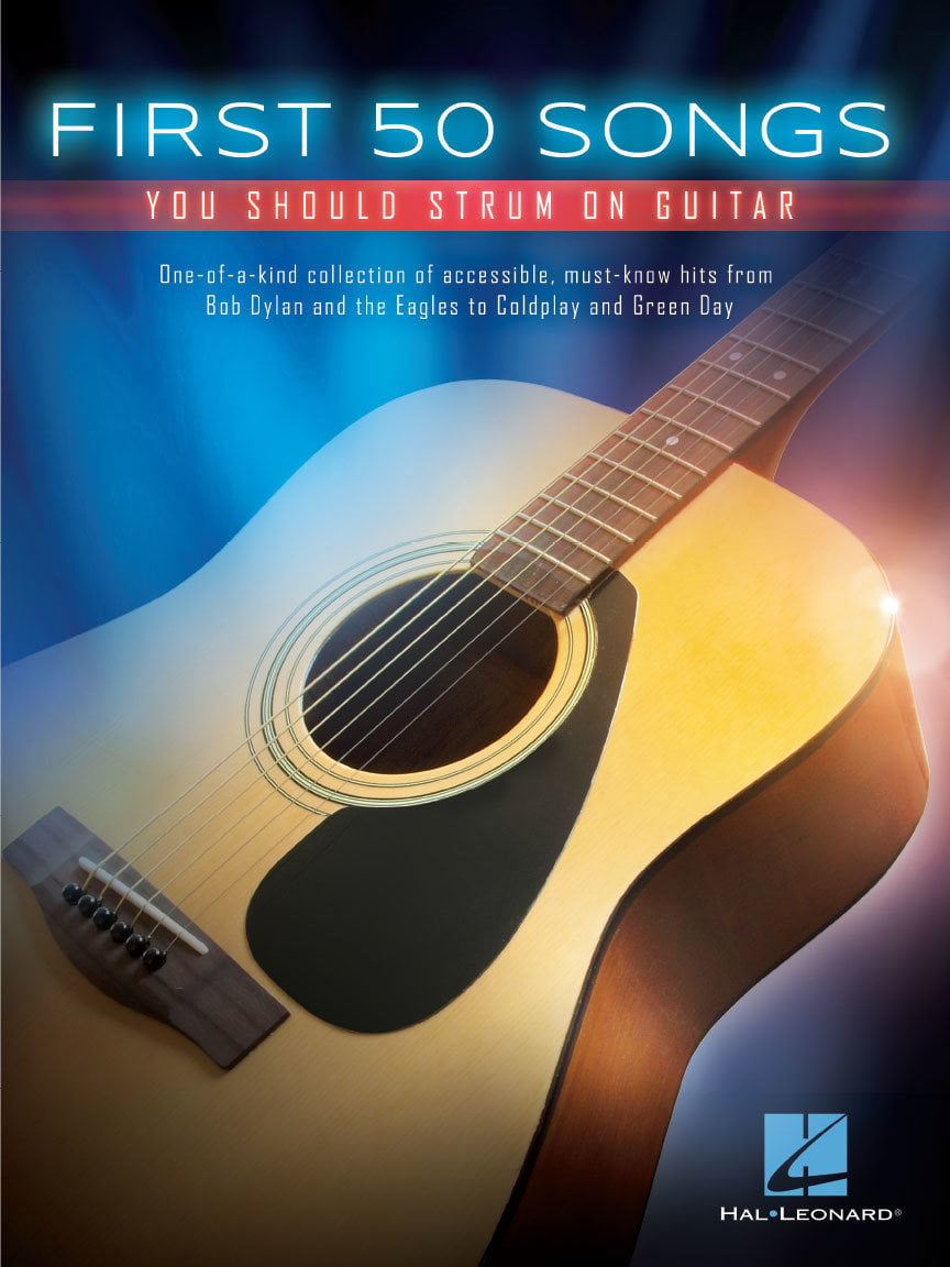 Partitura para guitarras y bajos Hal Leonard First 50 Songs You Should Strum On Guitar Music Book
