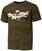 Horgászpóló Prologic Horgászpóló Bark Print T-Shirt Burnt Olive Green L