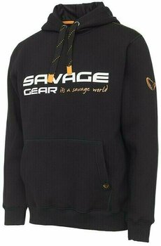 Majica s kapuljačom Savage Gear Majica s kapuljačom Cosmo Hoodie Black Ink S - 1
