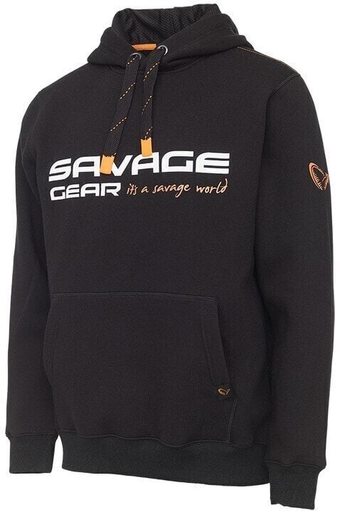 Majica s kapuljačom Savage Gear Majica s kapuljačom Cosmo Hoodie Black Ink 2XL