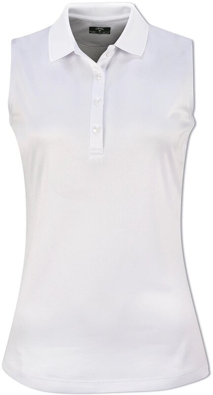 Polo Shirt Callaway Swing Tech Sleeveless Brilliant White L