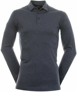 Chemise polo Callaway Essential Long Sleeve Navy Chambray Heather L - 1