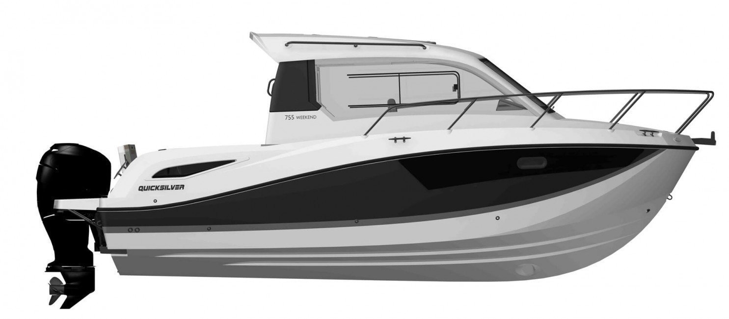 Barcă cu motor Quicksilver QS Activ 755 Weekend Barcă cu motor