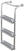 Lodný rebrík, lávka Nuova Rade Foldable Ladder - Inox