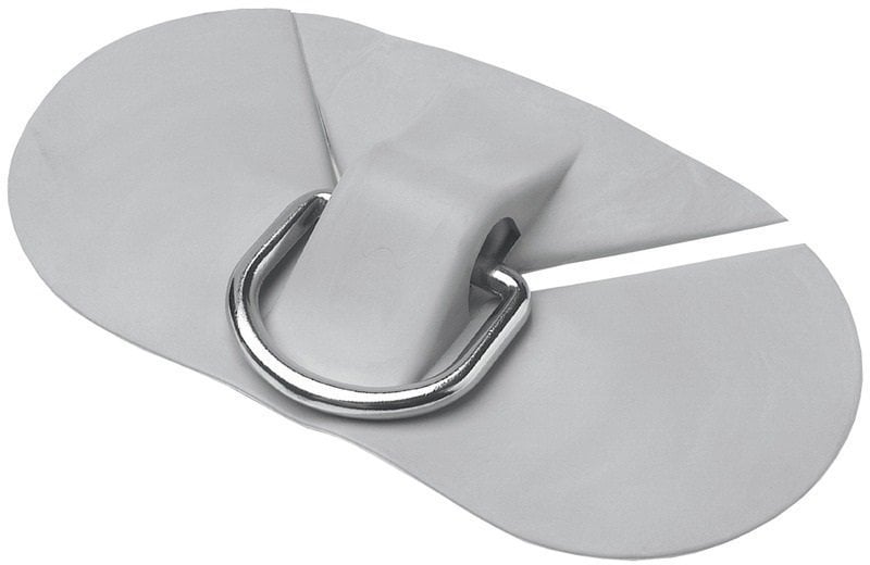 Inflatable Boats Accessories Bravo Mooring plate 110 with ring / Grey - PVC