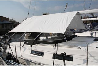 Talamex Sonnensegel weiß 345x360cm (LxB) Talamex Sonnensegel weiß 345x360cm (LxB)
