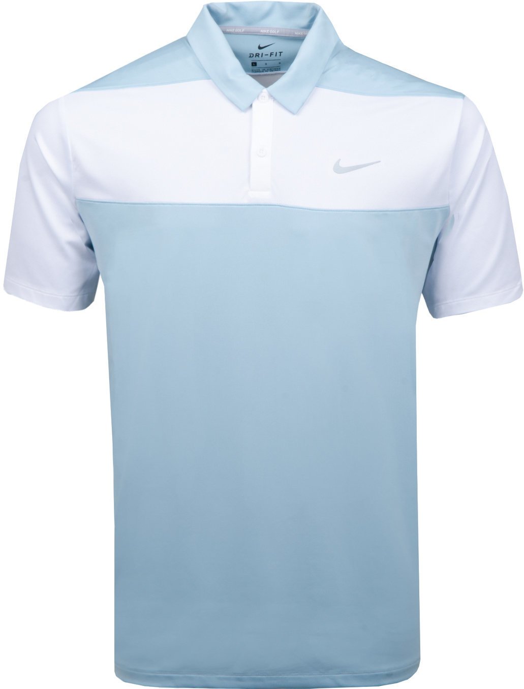 Polo-Shirt Nike Dry Polo Color Blk Ocean Bliss/White/Flt Silver Mens L
