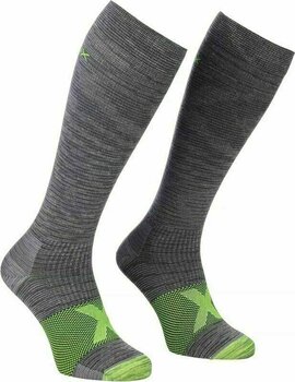 Socks Ortovox Tour Compression Long M Grey Blend 45-47 Socks - 1