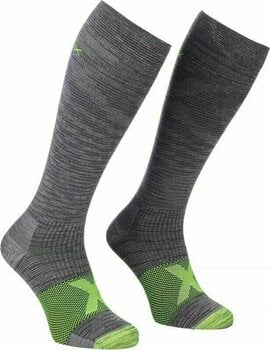 Socks Ortovox Tour Compression Long M Grey Blend 39-41 Socks - 1