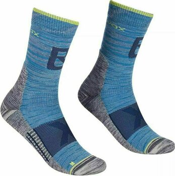 Ponožky Ortovox Alpinist Pro Comp Mid M Safety Blue 39-41 Ponožky - 1