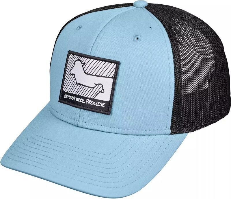 Cappello da baseball Ortovox Wool Promise Trucker Cap Light Blue UNI Cappello da baseball
