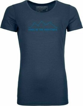 Friluftsliv T-shirt Ortovox 150 Cool Pixel Voice W Blue Lake M Friluftsliv T-shirt - 1