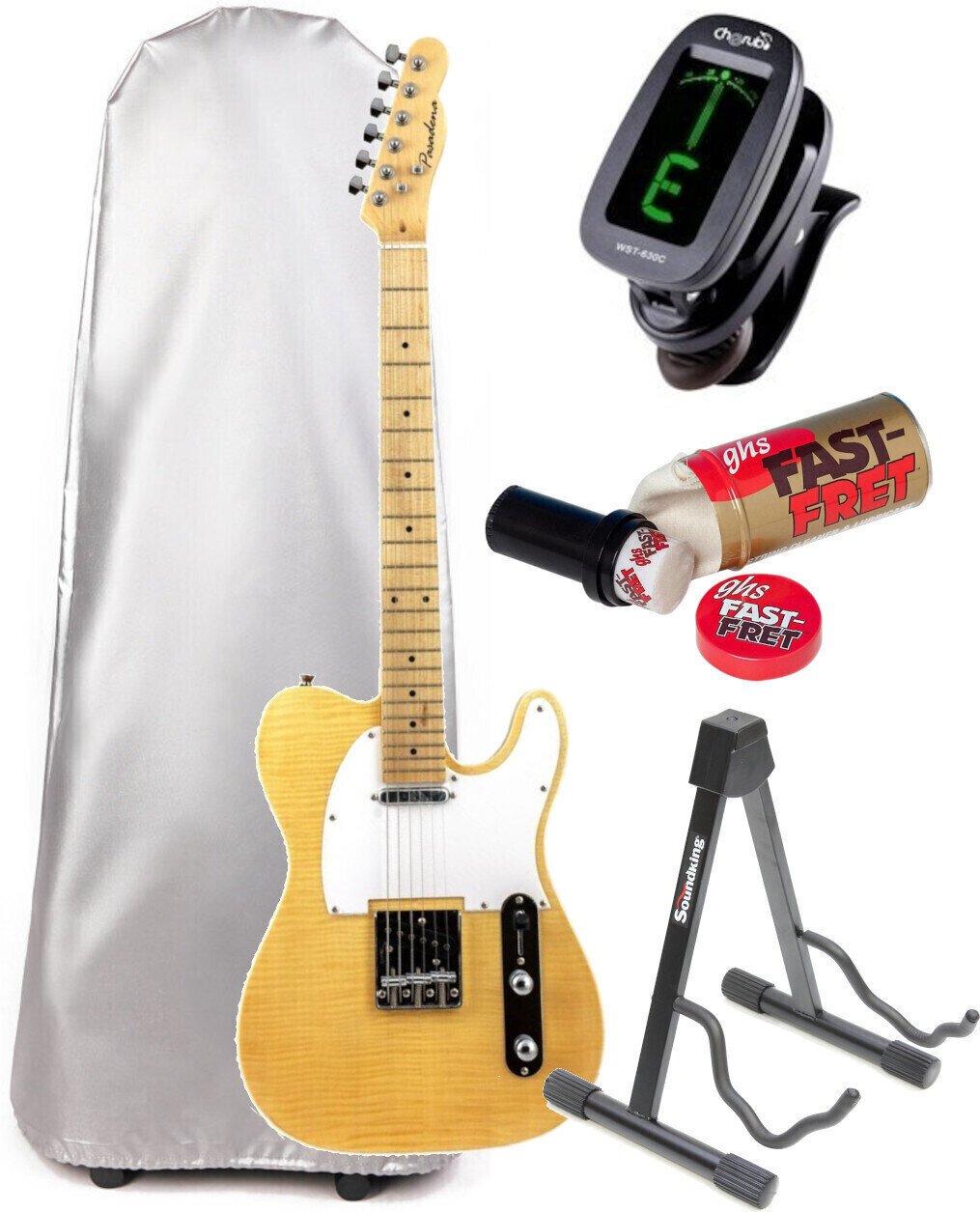 Elektrische gitaar Pasadena TL10B Blonde
