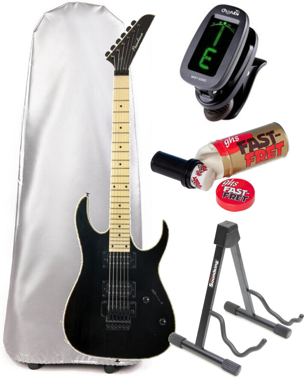 Elektromos gitár Pasadena CL103 Fekete