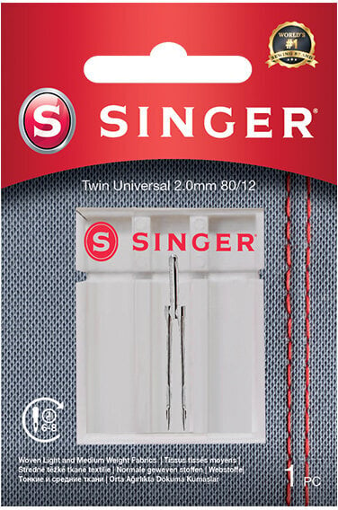 Ompelukoneiden neulat Singer 2 mm 1x80 Double Sewing Needle