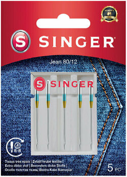 Nadel für Nähmaschine Singer 5x80 Eine Nadel - 1