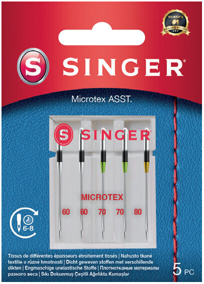 Nålar för symaskiner Singer 5x60-80 Single Sewing Needle