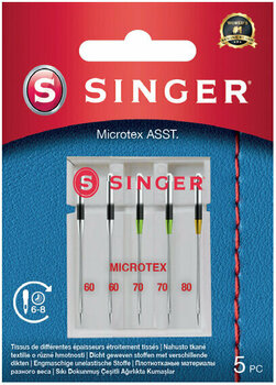 Agujas para Máquinas de Coser Singer 5x60-80 Single Sewing Needle - 1