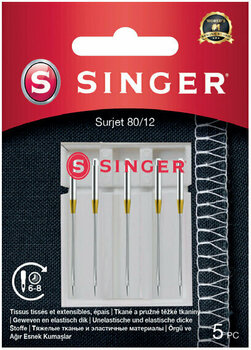Nåle til symaskiner Singer 5x80 Overlock - 1