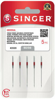 Needles for Sewing Machines Singer 2020 - 60/08 - 5x Needles for Sewing Machines - 1