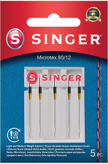 Nadel für Nähmaschine Singer 5x80 Eine Nadel