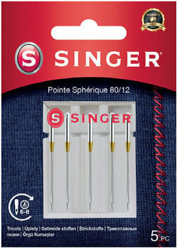 Nåle til symaskiner Singer 5x80 Single Sewing Needle - 1