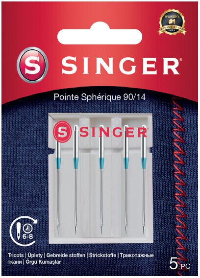 Agujas para Máquinas de Coser Singer 5x90 Single Sewing Needle