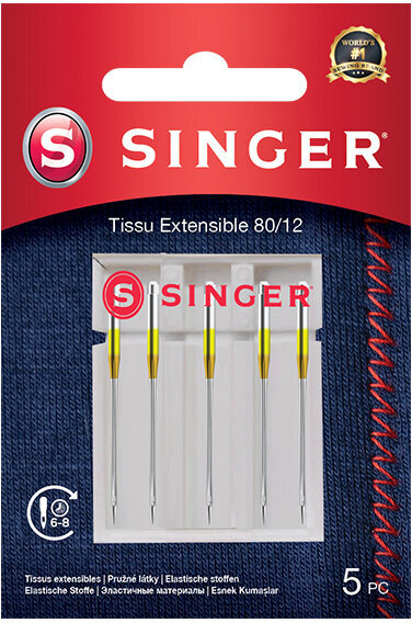 Ompelukoneiden neulat Singer 5x80 Single Sewing Needle