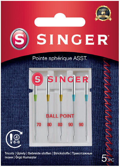 Needles for Sewing Machines Singer 5x70-90 Single Sewing Needle