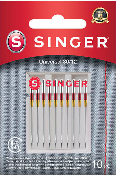 Needles for Sewing Machines Singer 10x80 Single Sewing Needle
