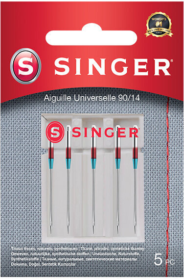 Agulhas para máquinas de costura Singer 5x90 Single Sewing Needle