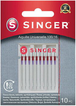 Agujas para Máquinas de Coser Singer 10x100 Single Sewing Needle - 1