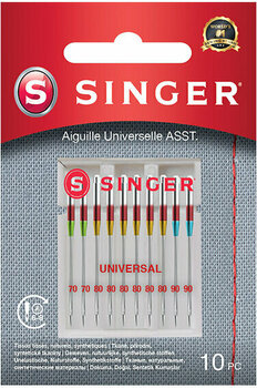 Agujas para Máquinas de Coser Singer 10x70-90 Single Sewing Needle Agujas para Máquinas de Coser - 1