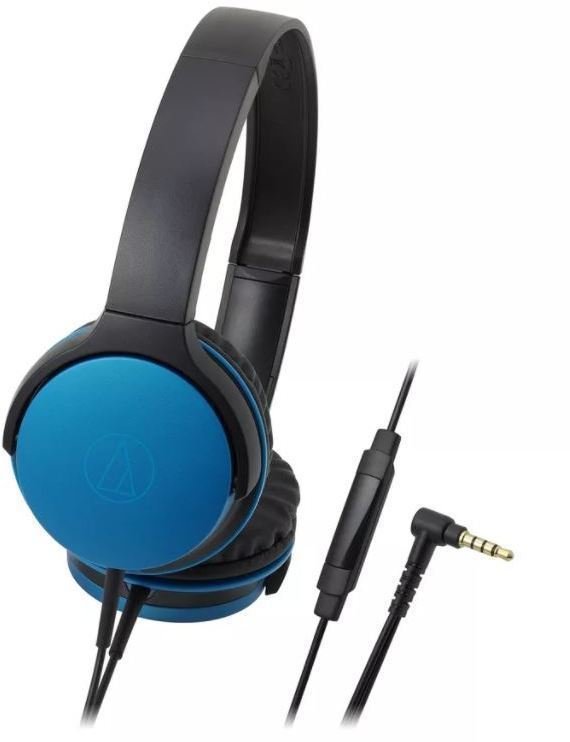 On-ear Fülhallgató Audio-Technica ATH-AR1iSBL Kék