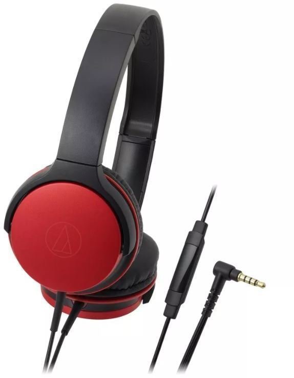 Sluchátka na uši Audio-Technica ATH-AR1iSRD Červená